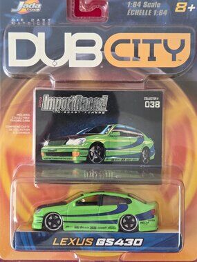 2003 JADA DUB CITY, LEXUS GS 430 WITH CARD, MINT IN THE PACKAGE!!!